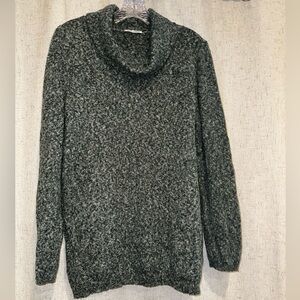 Women's Gray Cowl Neck Sweater